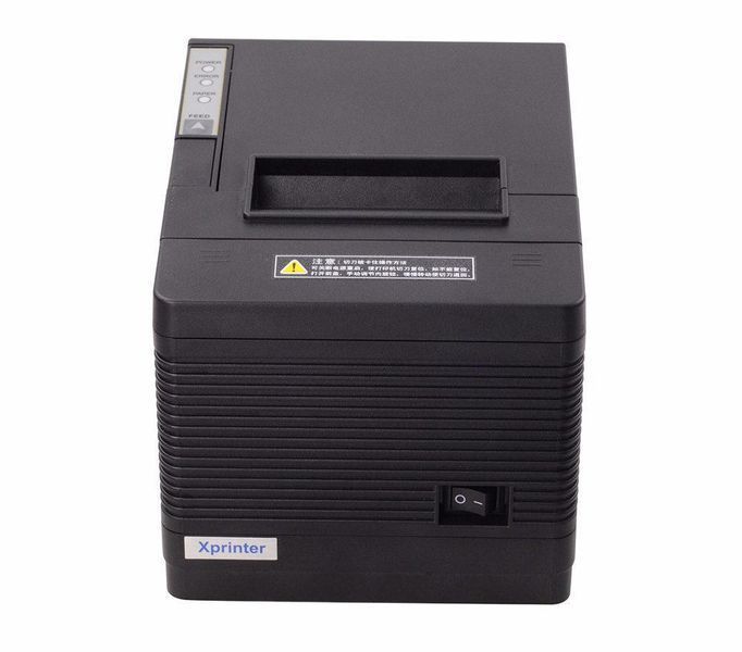 Термопринтер Xprinter XP-Q260III USB LAN COM чековий POS-принтер 80мм з автообрізанням для чеків ПРРО Q260III фото
