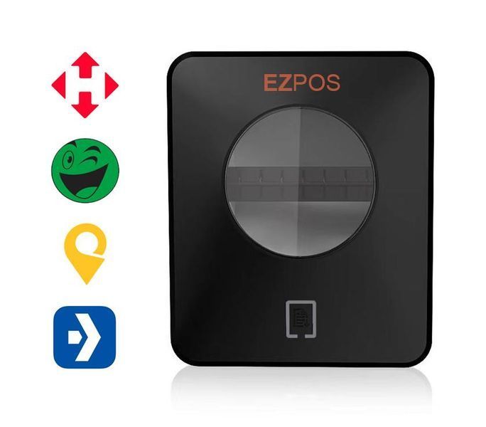 Термопринтер Ezpos L4 принтер етикеток, наклейок та штрих-кодів 108мм USB Чорний L4 фото
